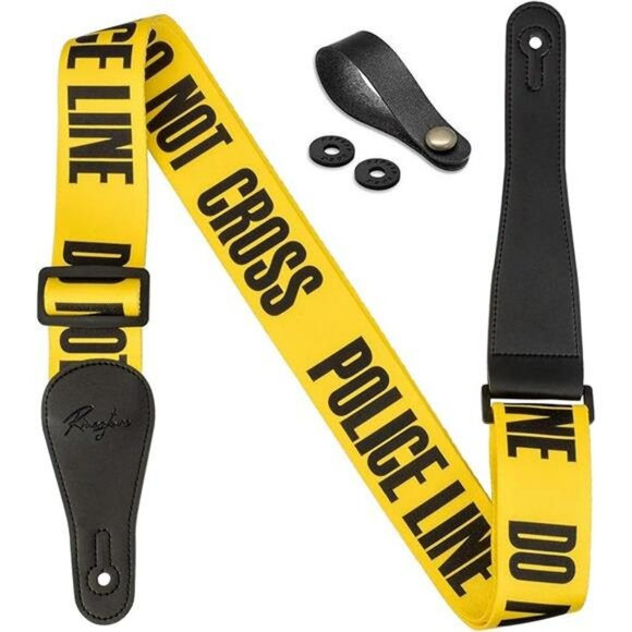 Guitar Strap, Soft Shoulder Strap for Acoustic, Electric and Bass Guitars - Picture 7 of 7
